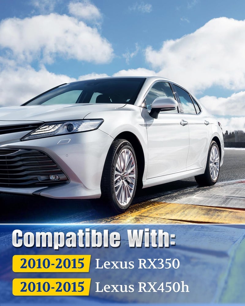 ARANA عدد (2) دعائم رفع غطاء محرك السيارة متوافقة مع لكزس RX350 RX450h 2010 2011 2012 2013 2014 2015، صدمات استبدال غطاء المحرك OEM#534400E020، 534400w200، 534500w170 - Image 2